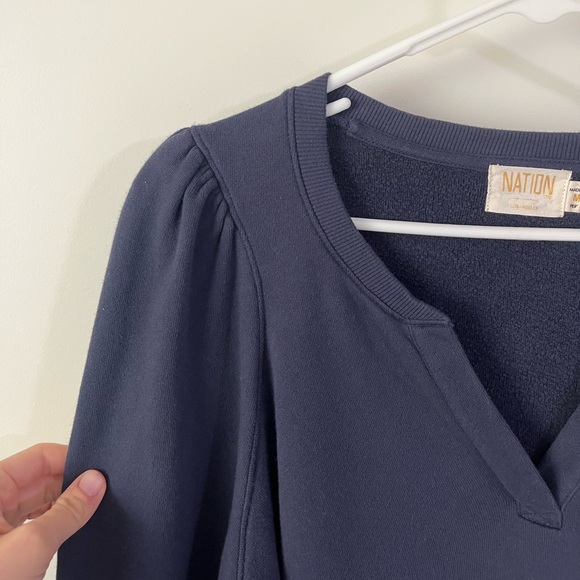 Nation Ltd Asher Cutaway Sweater- Size Medium - Picture 4 of 10